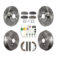 Transit Auto K8F-103992 Disc Brake Kit for 2014-2018 Toyota Yaris - Front and Rear product image
