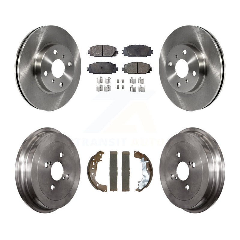 Transit Auto K8F-103994 Disc Brake Kit for 2014-2018 Toyota Yaris - Front and Rear product image