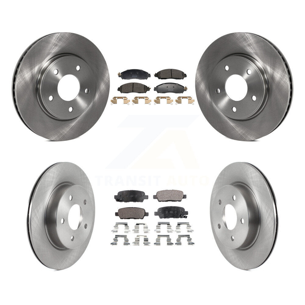 Transit Auto K8F-104009 Disc Brake Kit for 2018 Nissan LEAF - Front and Rear product image