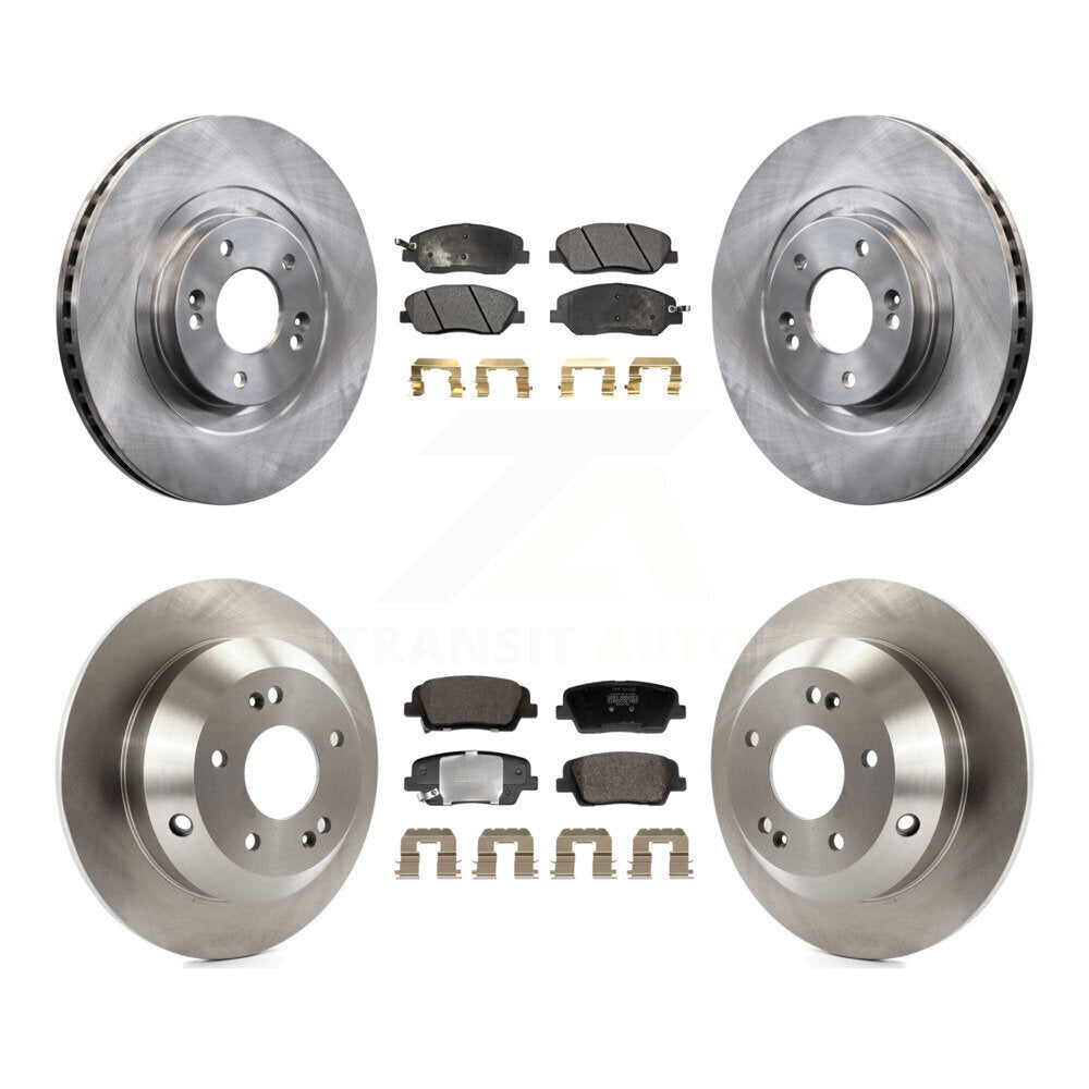 Transit Auto K8F-104016 Disc Brake Kit for 2013-2016 Hyundai Santa Fe, Hyundai Santa Fe XL - Front and Rear product image