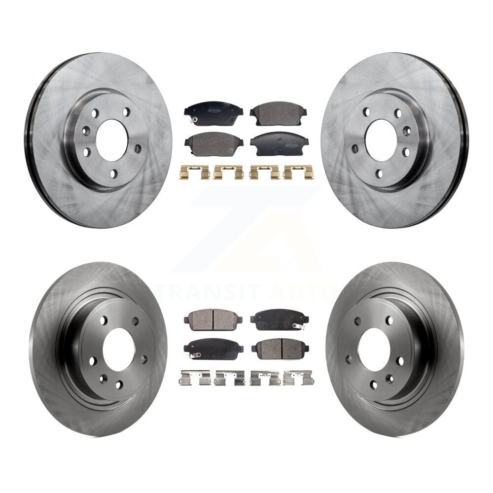 Transit Auto K8F-104017 Disc Brake Kit for 2011-2017 Chevrolet Cruze, Buick Verano, Chevrolet Orlando & more - Front and Rear product image