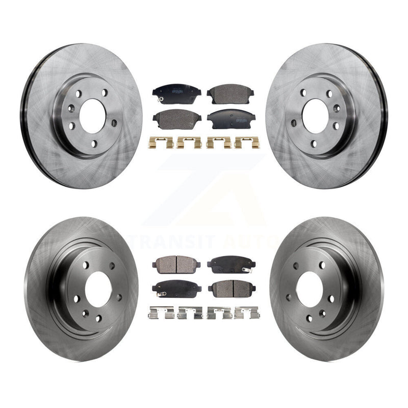 Transit Auto K8F-104017 Disc Brake Kit for 2011-2017 Chevrolet Cruze, Buick Verano, Chevrolet Orlando & more - Front and Rear product image