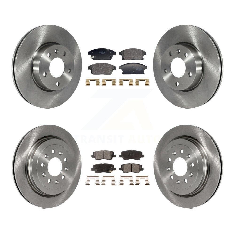 Transit Auto K8F-104019 Disc Brake Kit for 2013-2015 Cadillac ATS - Front and Rear product image
