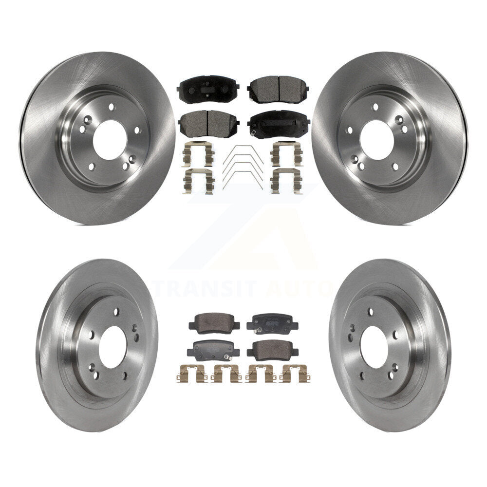 Transit Auto K8F-104024 Disc Brake Kit for 2021-2024 Kia Seltos - Front and Rear product image