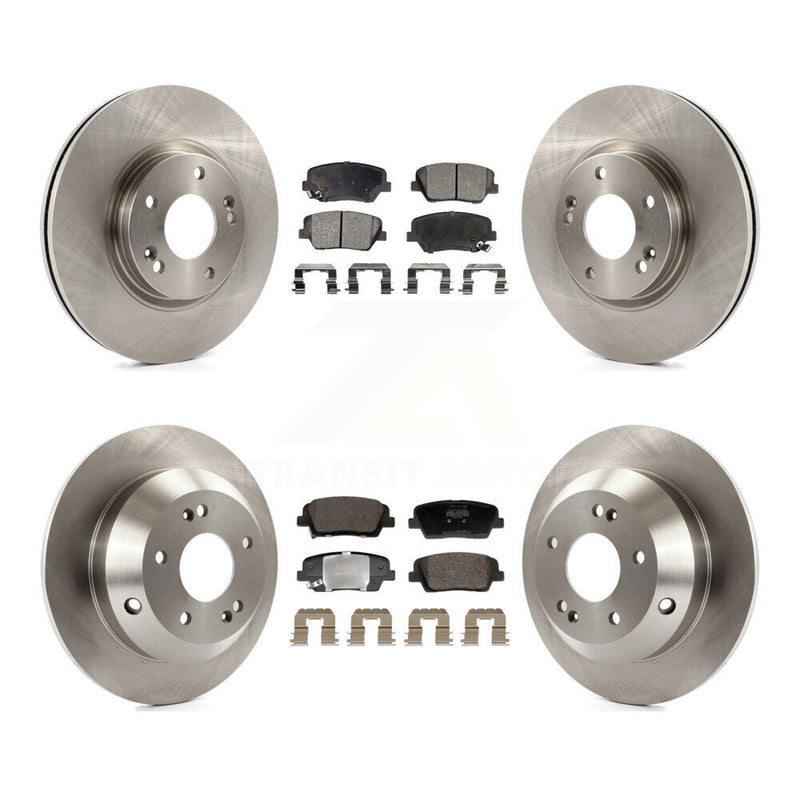 Transit Auto K8F-104030 Disc Brake Kit for 2010-2013 Kia Sorento, Hyundai Santa Fe - Front and Rear product image