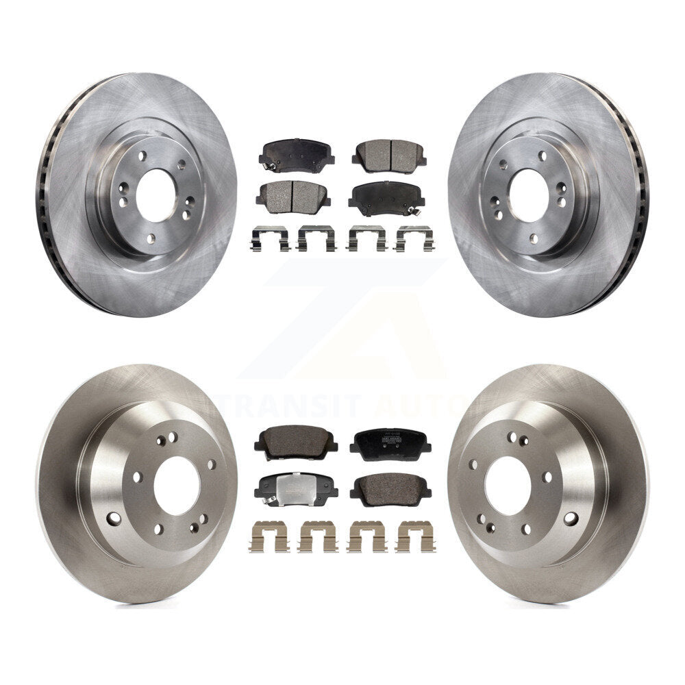 Transit Auto K8F-104031 Disc Brake Kit for 2013-2016 Kia Sorento, Hyundai Santa Fe Sport - Front and Rear product image