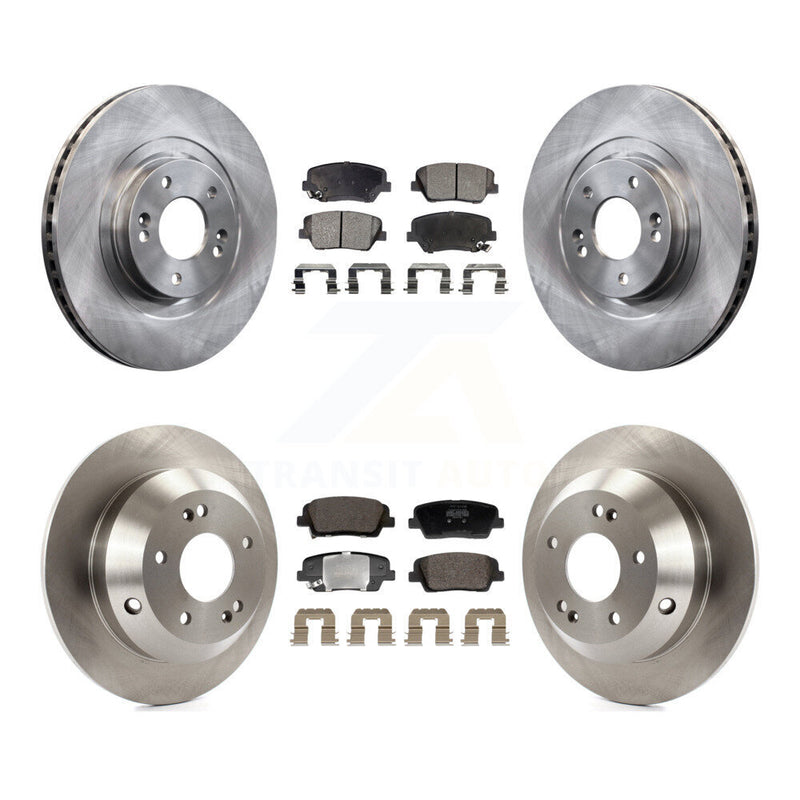Transit Auto K8F-104031 Disc Brake Kit for 2013-2016 Kia Sorento, Hyundai Santa Fe Sport - Front and Rear product image