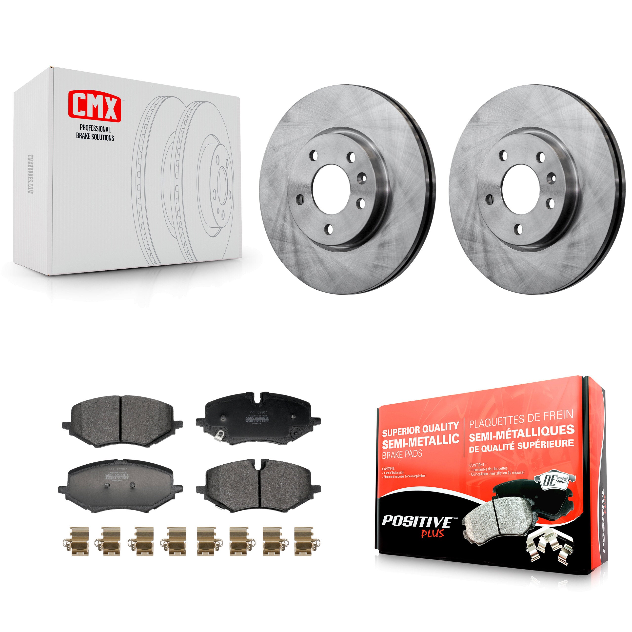 Transit Auto K8F-104043 Disc Brake Kit for 2020-2024 Chevrolet Trailblazer, Buick Encore GX - Front product image