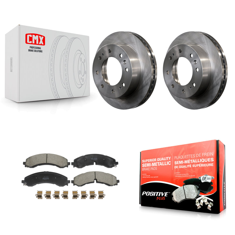 Transit Auto K8F-104047 Disc Brake Kit for 2020-2024 Chevrolet Silverado 2500 HD, Chevrolet Silverado 3500 HD, GMC Sierra 2500 HD & more - Front product image