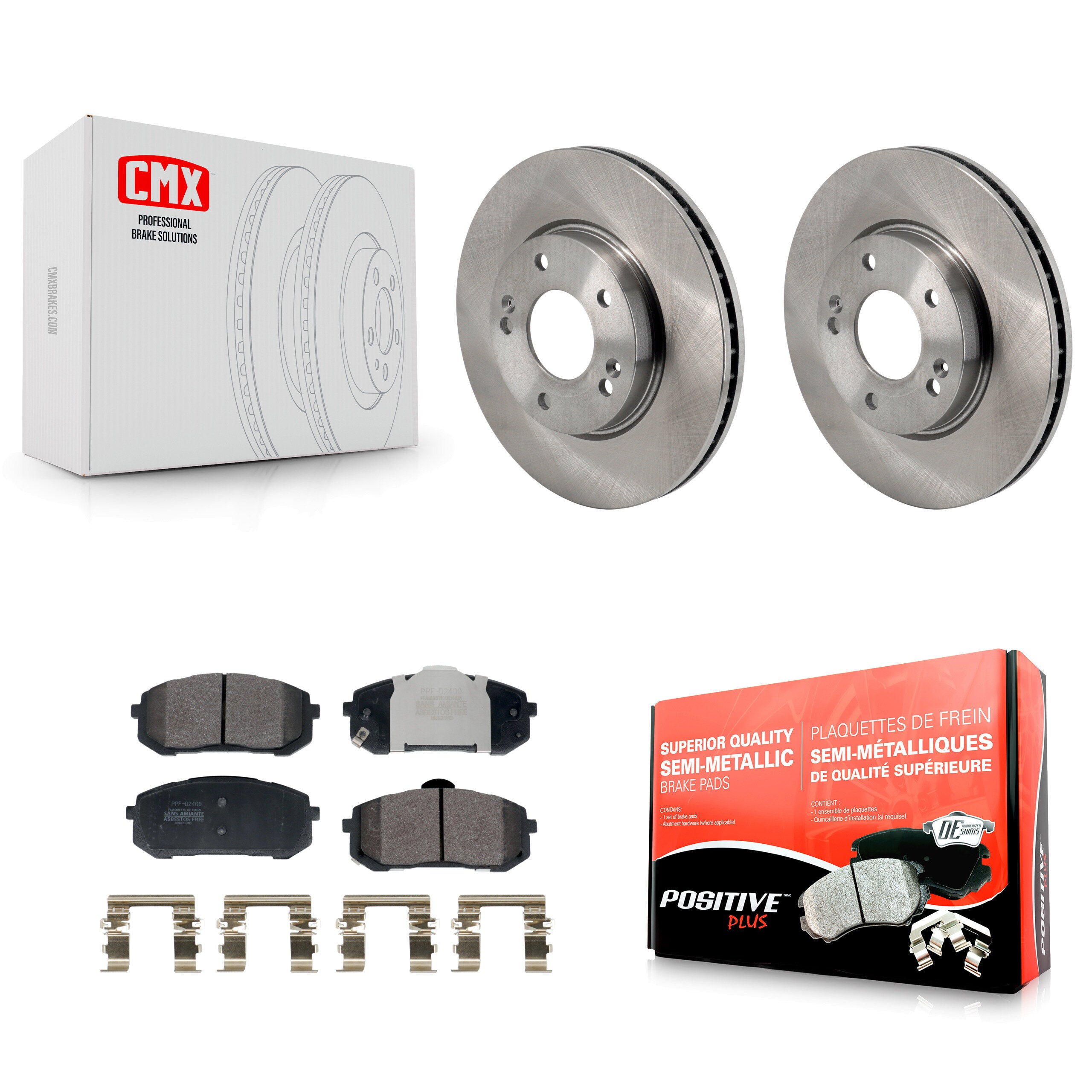 Transit Auto K8F-104064 Disc Brake Kit for 2021-2023 Hyundai Elantra - Front product image