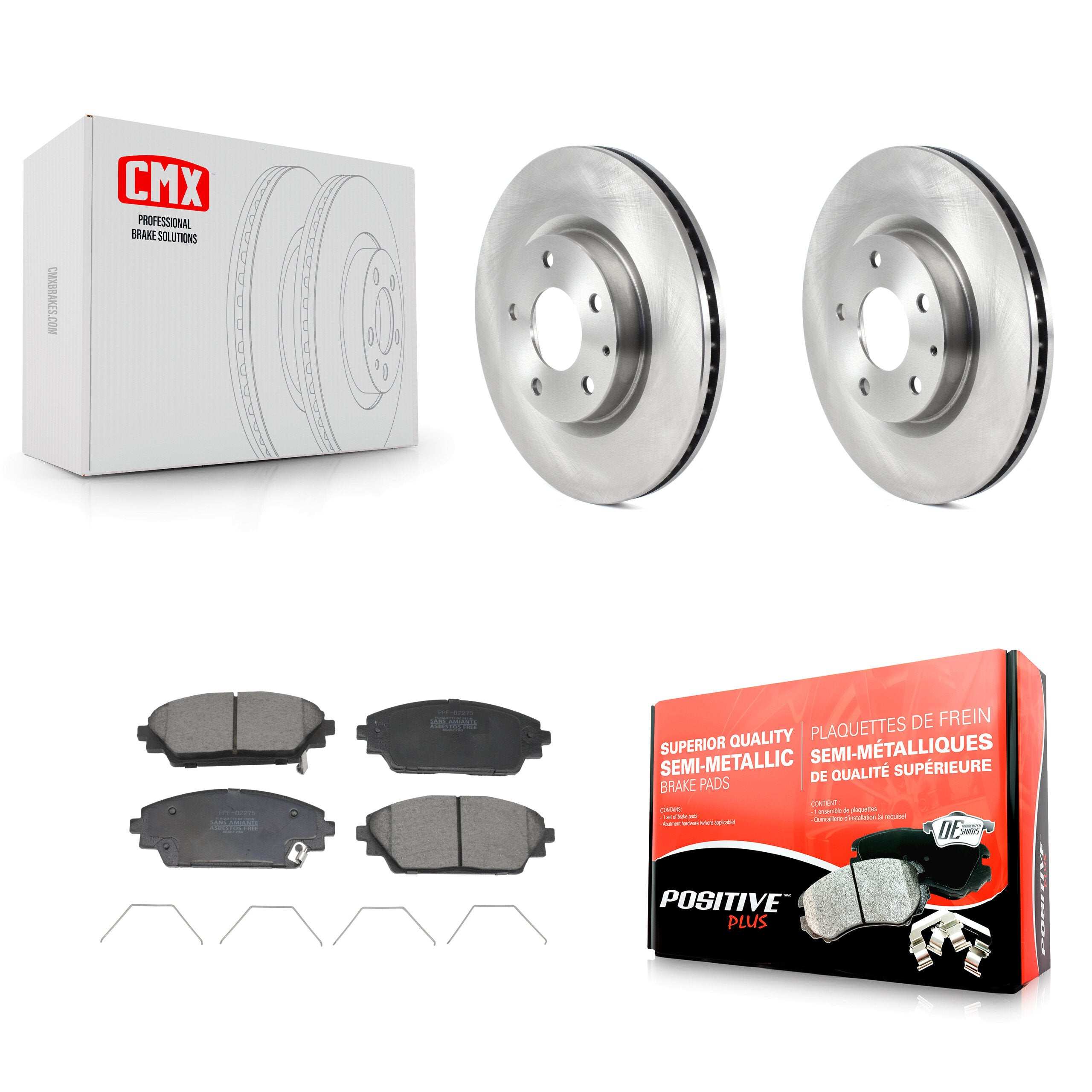 Transit Auto K8F-104067 Disc Brake Kit for 2020-2023 Mazda CX-30 - Front product image