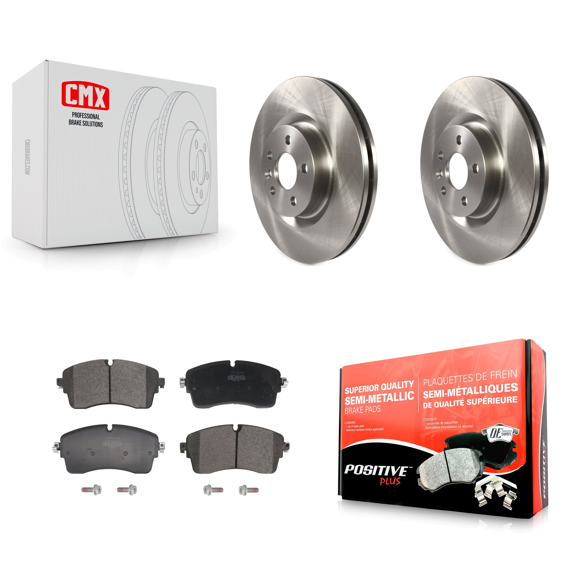 Transit Auto K8F-104072 Disc Brake Kit for 2018-2020 Jaguar E-Pace - Front product image