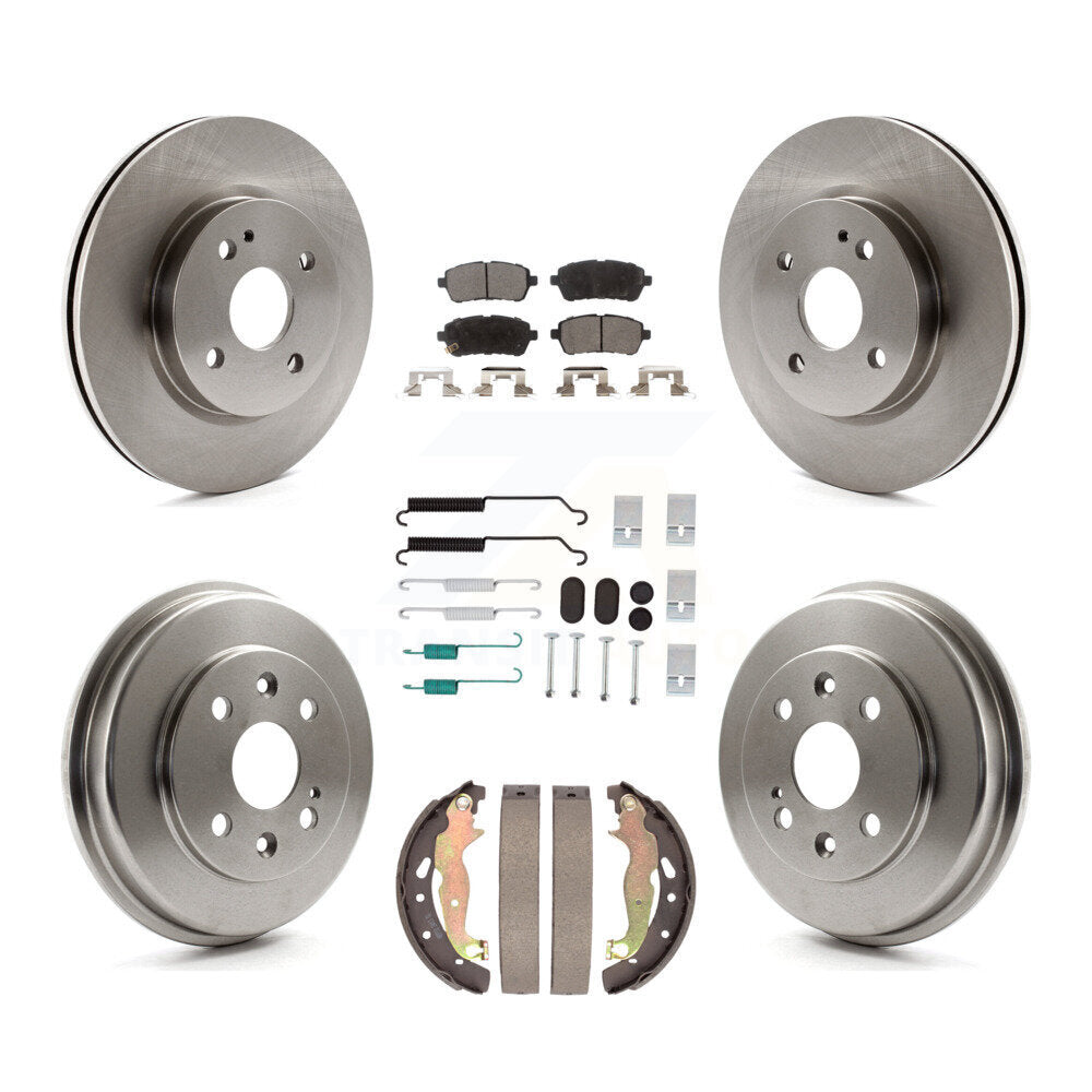 Transit Auto K8F-104094 Disc Brake Kit for 2011-2014 Mazda 2 - Front and Rear product image