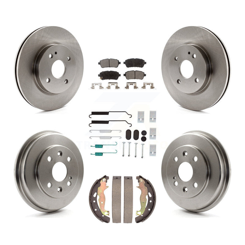 Transit Auto K8F-104094 Disc Brake Kit for 2011-2014 Mazda 2 - Front and Rear product image