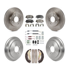 Transit Auto K8F-104097 Disc Brake Kit for 2012-2017 Hyundai Accent - Front and Rear product image