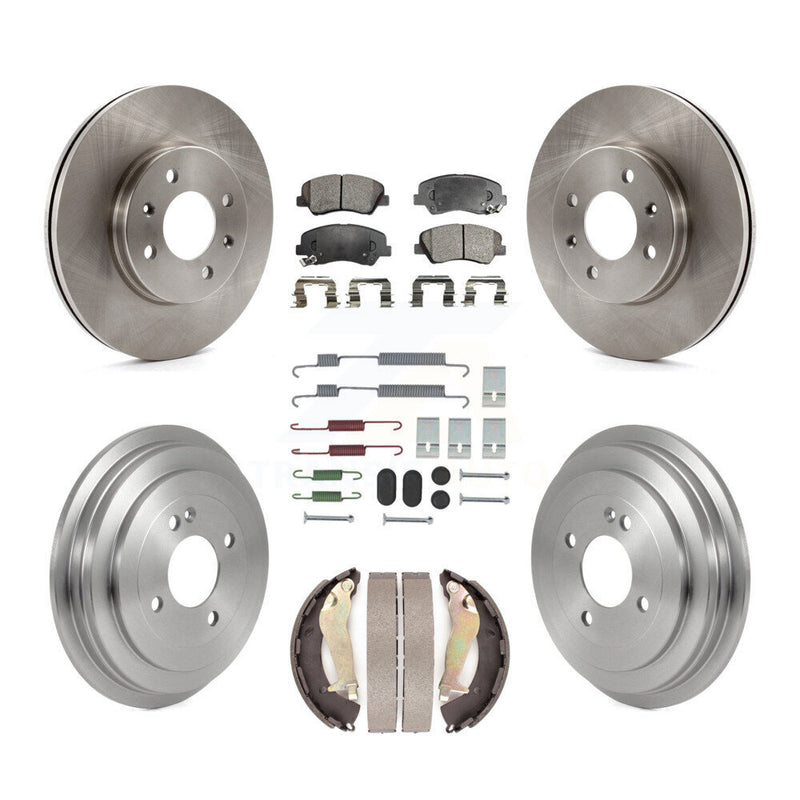 Transit Auto K8F-104097 Disc Brake Kit for 2012-2017 Hyundai Accent - Front and Rear product image