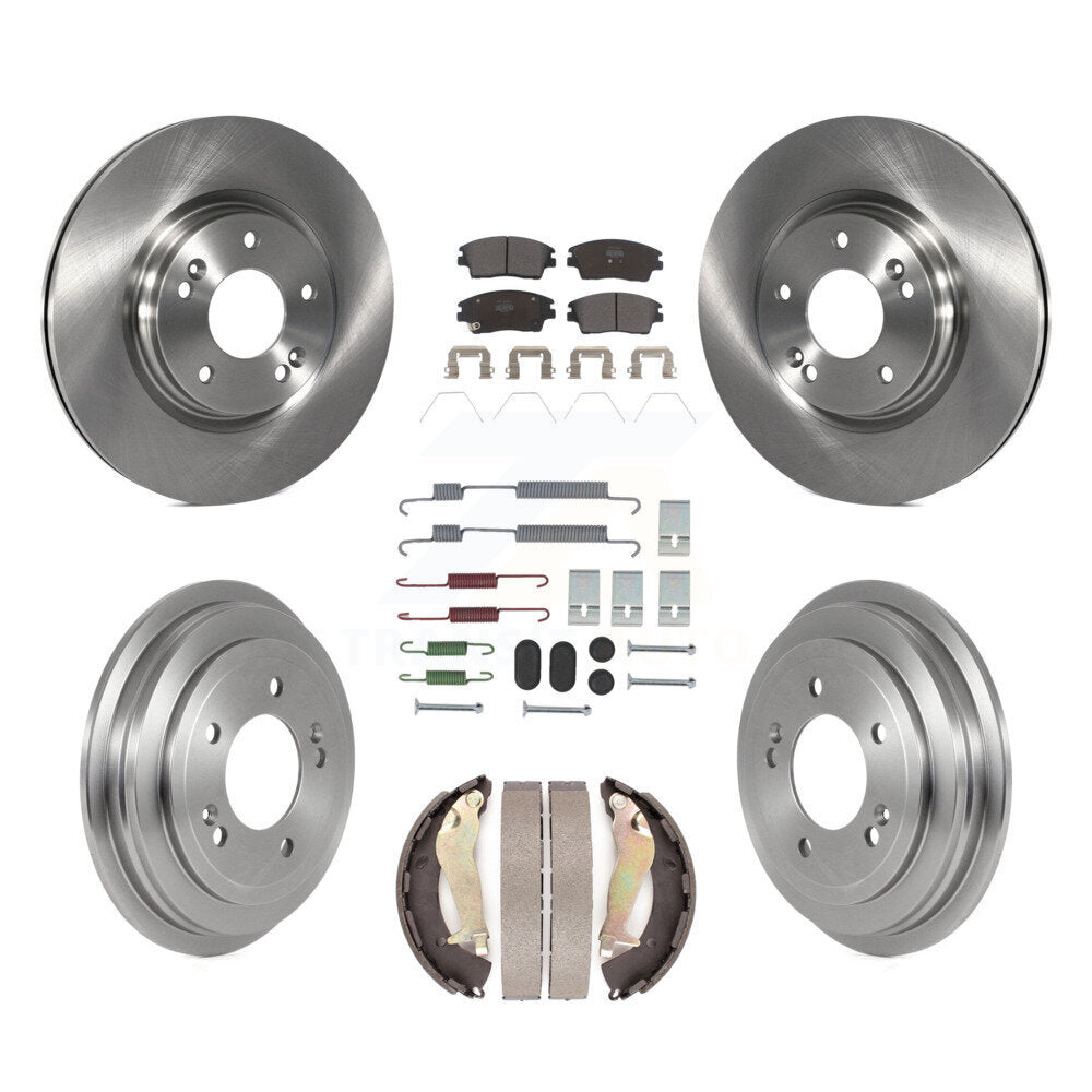 Transit Auto K8F-104098 Disc Brake Kit for 2017-2020 Hyundai Elantra - Front and Rear product image