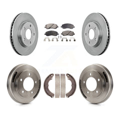 Transit Auto K8F-104104 Disc Brake Kit for 2008-2014 Mitsubishi Lancer - Front and Rear product image