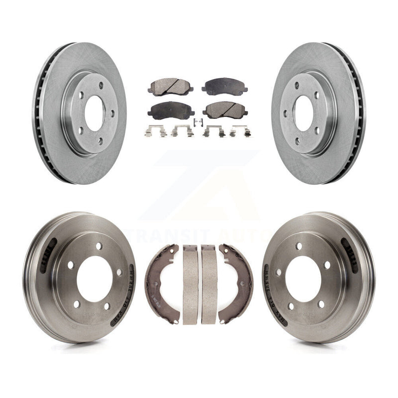 Transit Auto K8F-104104 Disc Brake Kit for 2008-2014 Mitsubishi Lancer - Front and Rear product image