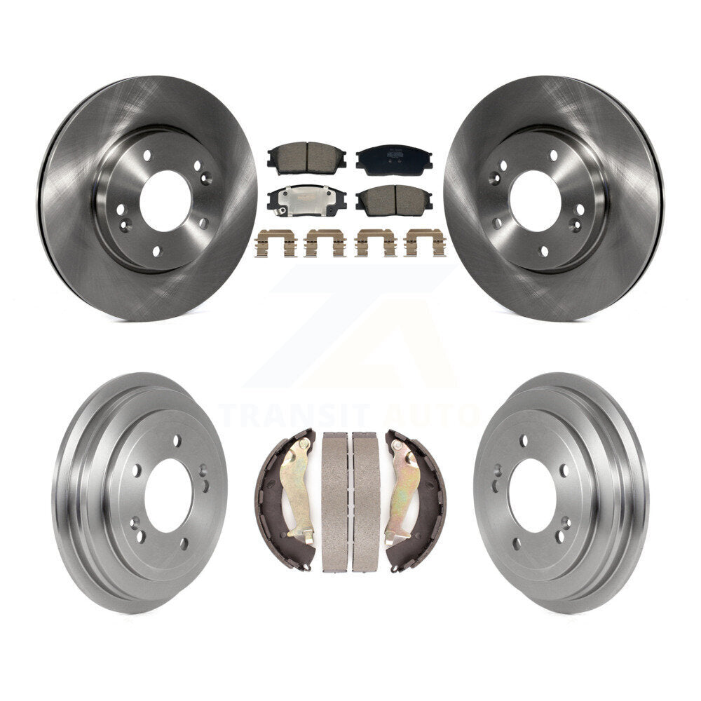 Transit Auto K8F-104111 Disc Brake Kit for 2020-2023 Hyundai Venue - Front and Rear product image
