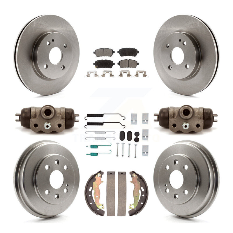 Transit Auto K8F-104114 Disc Brake Kit for 2011-2014 Mazda 2 - Front and Rear product image