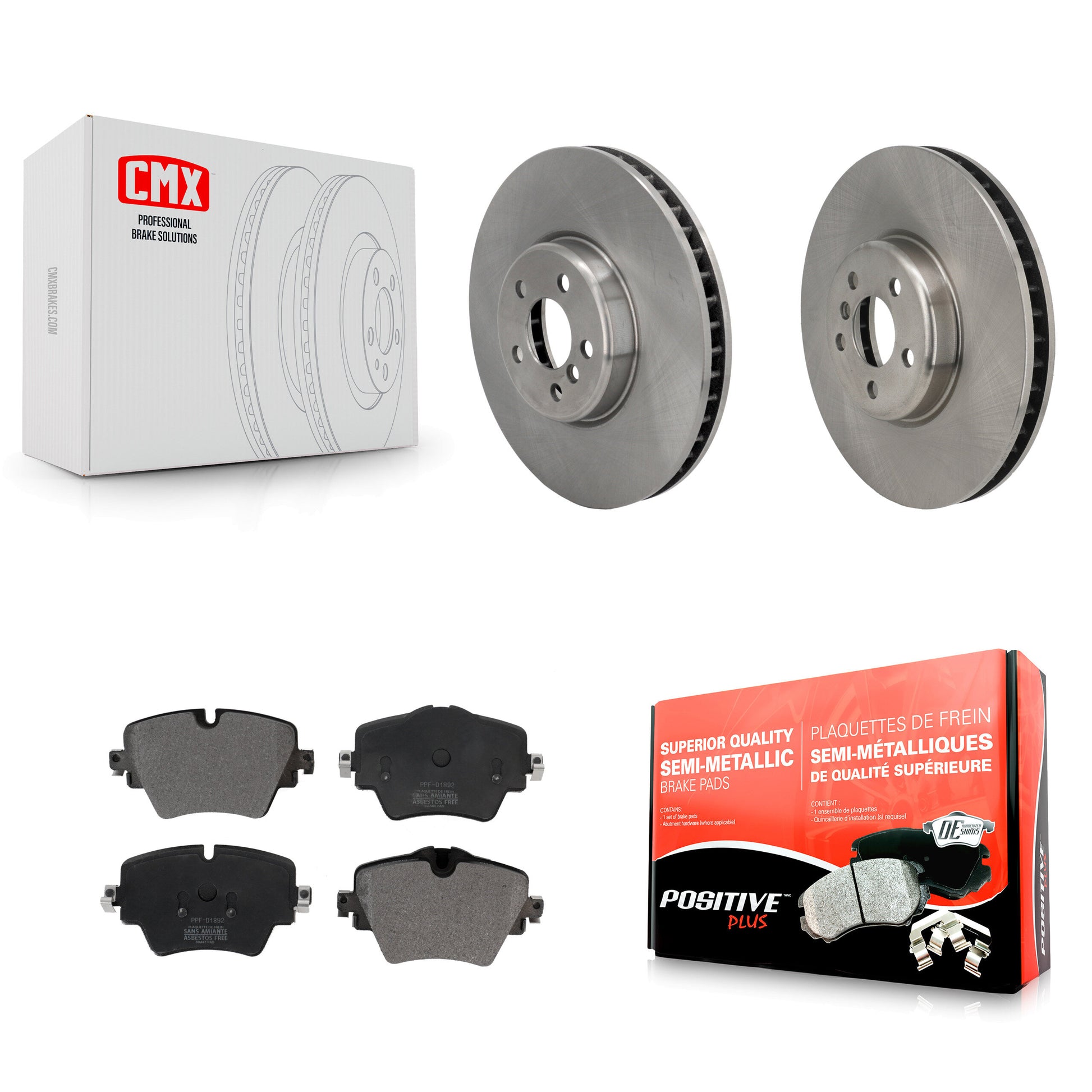 Transit Auto K8F-104122 Disc Brake Kit for 2021 Toyota GR Supra - Front product image