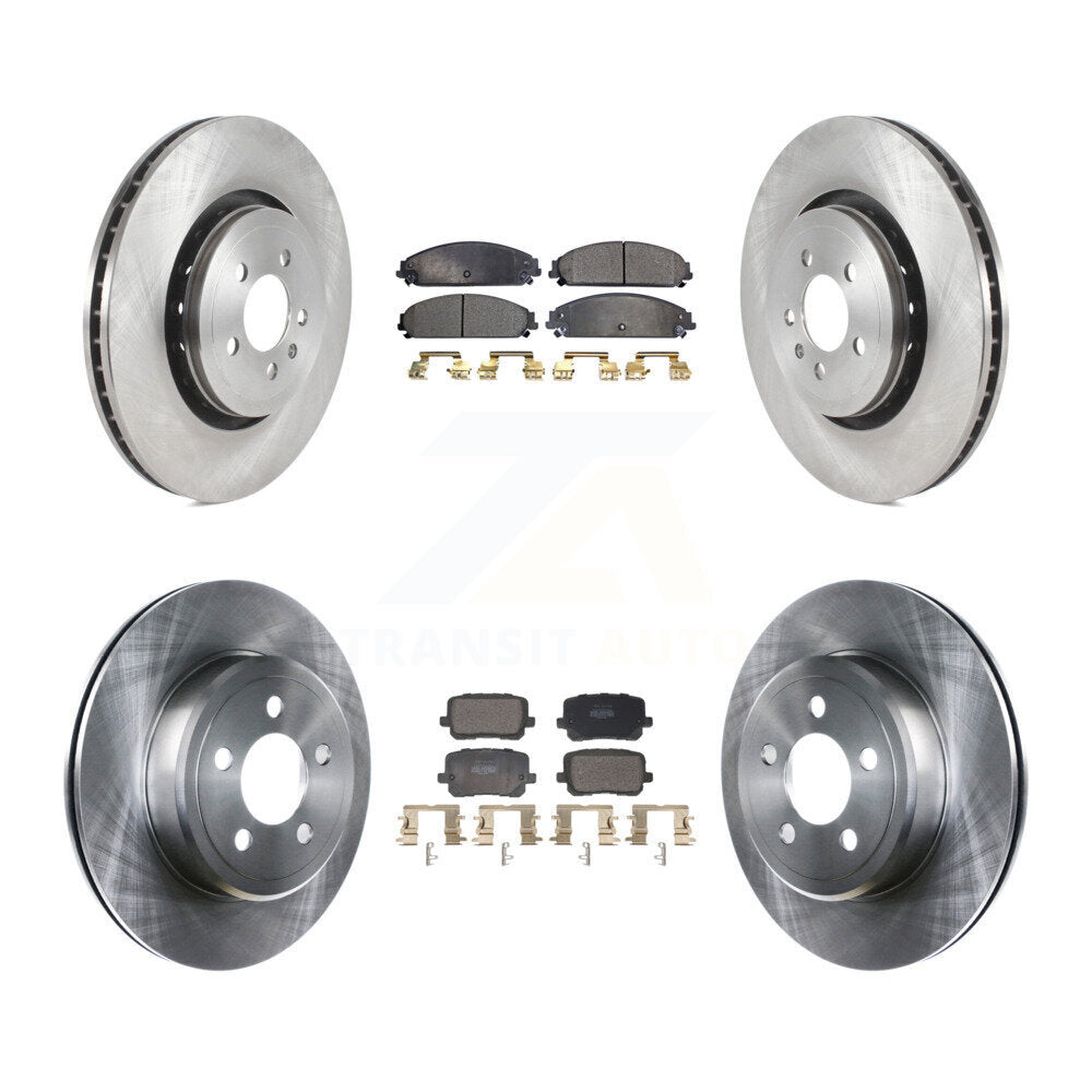 Transit Auto K8F-104143 Disc Brake Kit for 2017-2018 Dodge Charger - Front and Rear product image