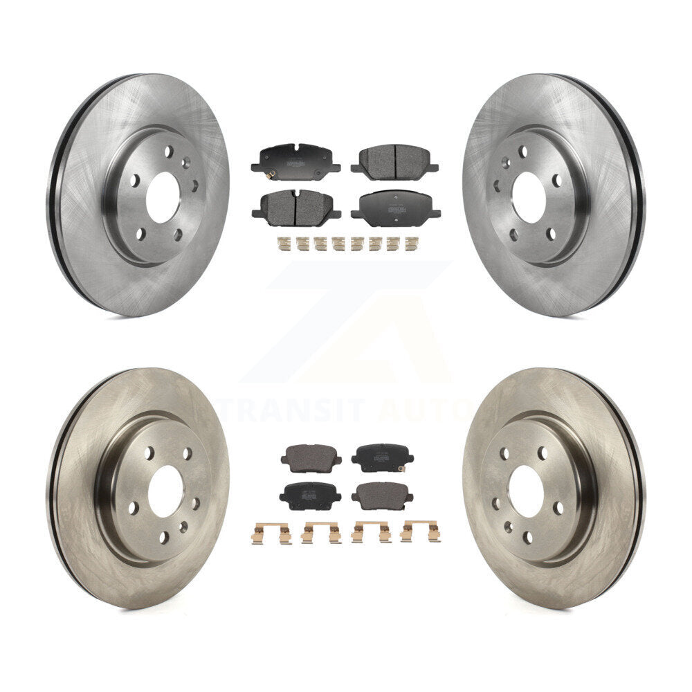 Transit Auto K8F-104164 Disc Brake Kit for 2020-2023 Buick Envision, Cadillac XT4 - Front and Rear product image