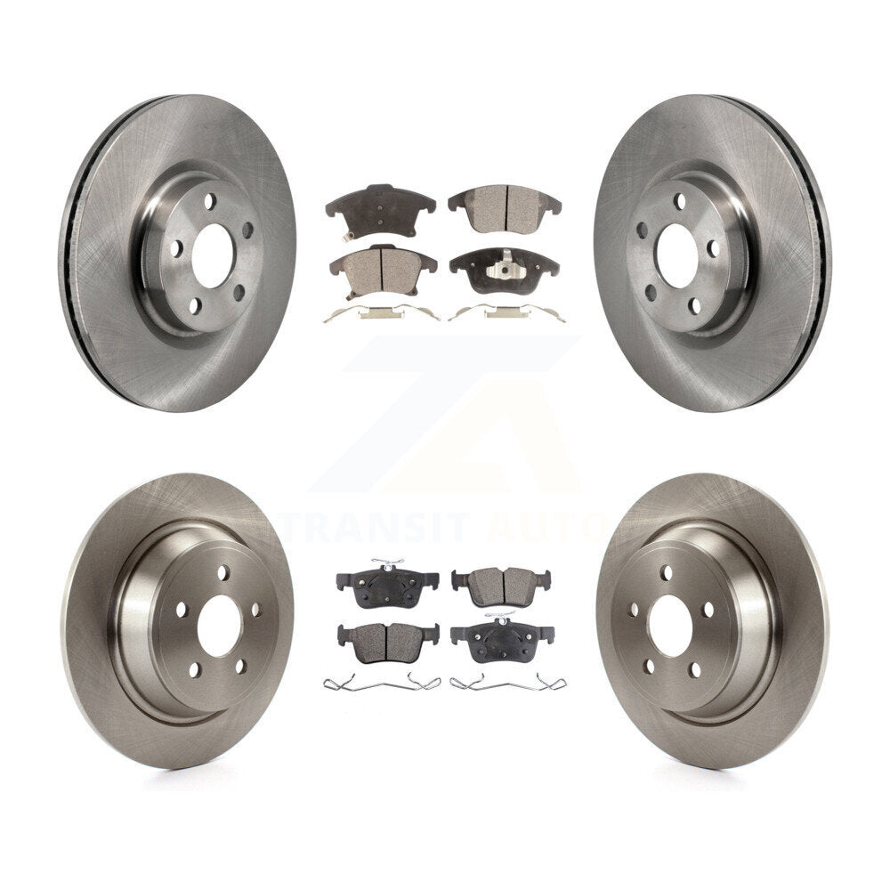 Transit Auto K8F-104173 Disc Brake Kit for 2017-2020 Lincoln MKZ - Front and Rear product image