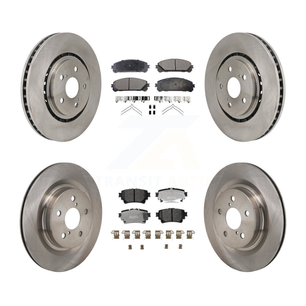 Transit Auto K8F-104188 Disc Brake Kit for 2021-2023 Lexus RZ450e, Subaru Solterra, Toyota bZ4X & more - Front and Rear product image