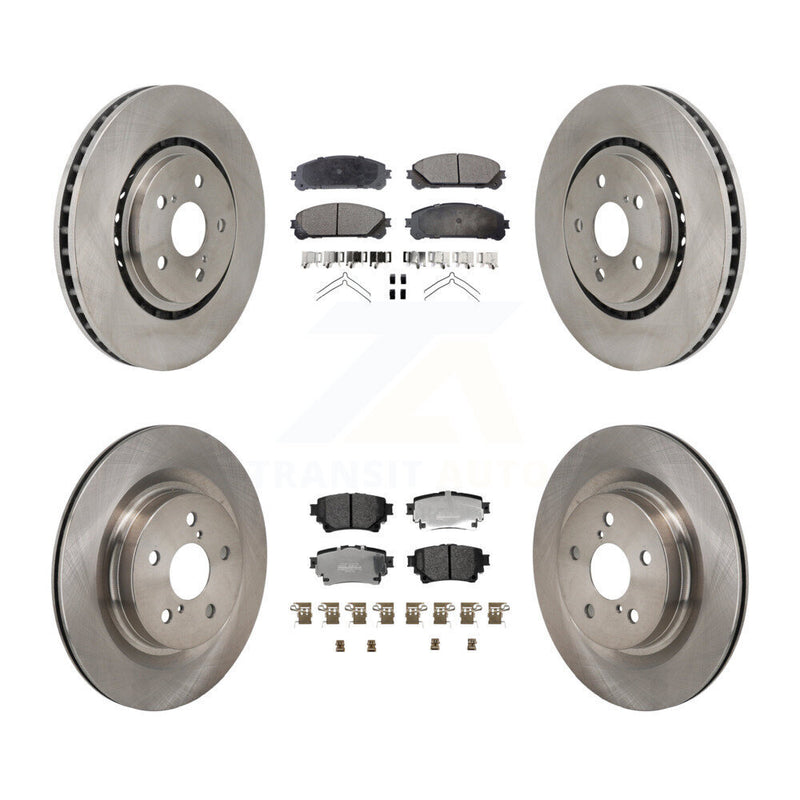 Transit Auto K8F-104188 Disc Brake Kit for 2021-2023 Lexus RZ450e, Subaru Solterra, Toyota bZ4X & more - Front and Rear product image