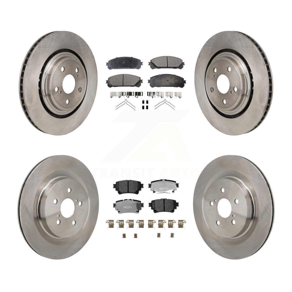 Transit Auto K8F-104189 Disc Brake Kit for 2020-2022 Toyota Highlander - Front and Rear product image