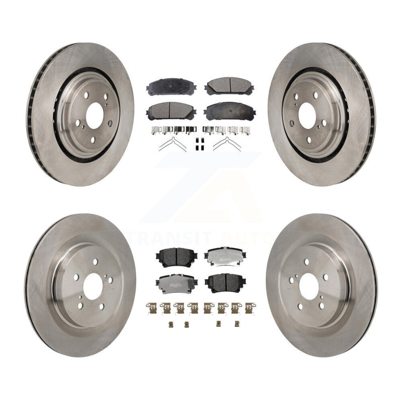 Transit Auto K8F-104189 Disc Brake Kit for 2020-2022 Toyota Highlander - Front and Rear product image