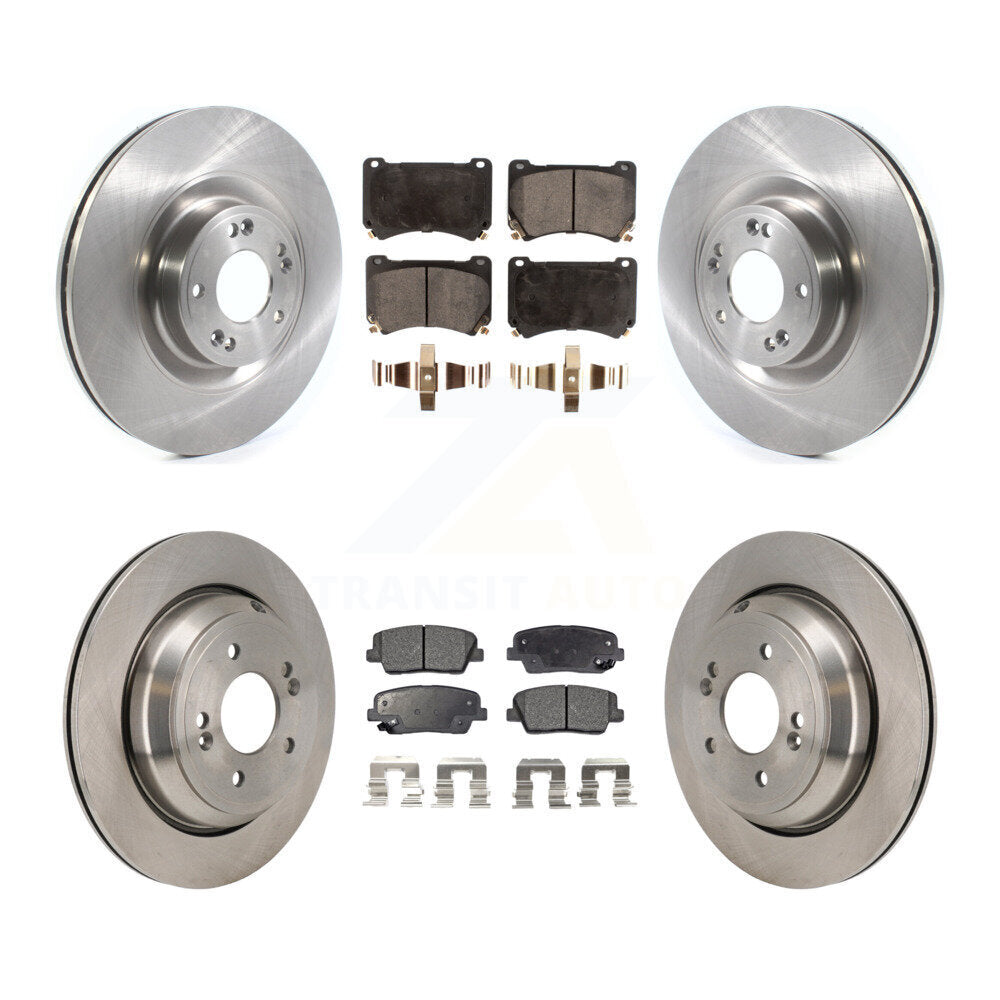 Transit Auto K8F-104191 Disc Brake Kit for 2011 Hyundai Equus - Front and Rear product image
