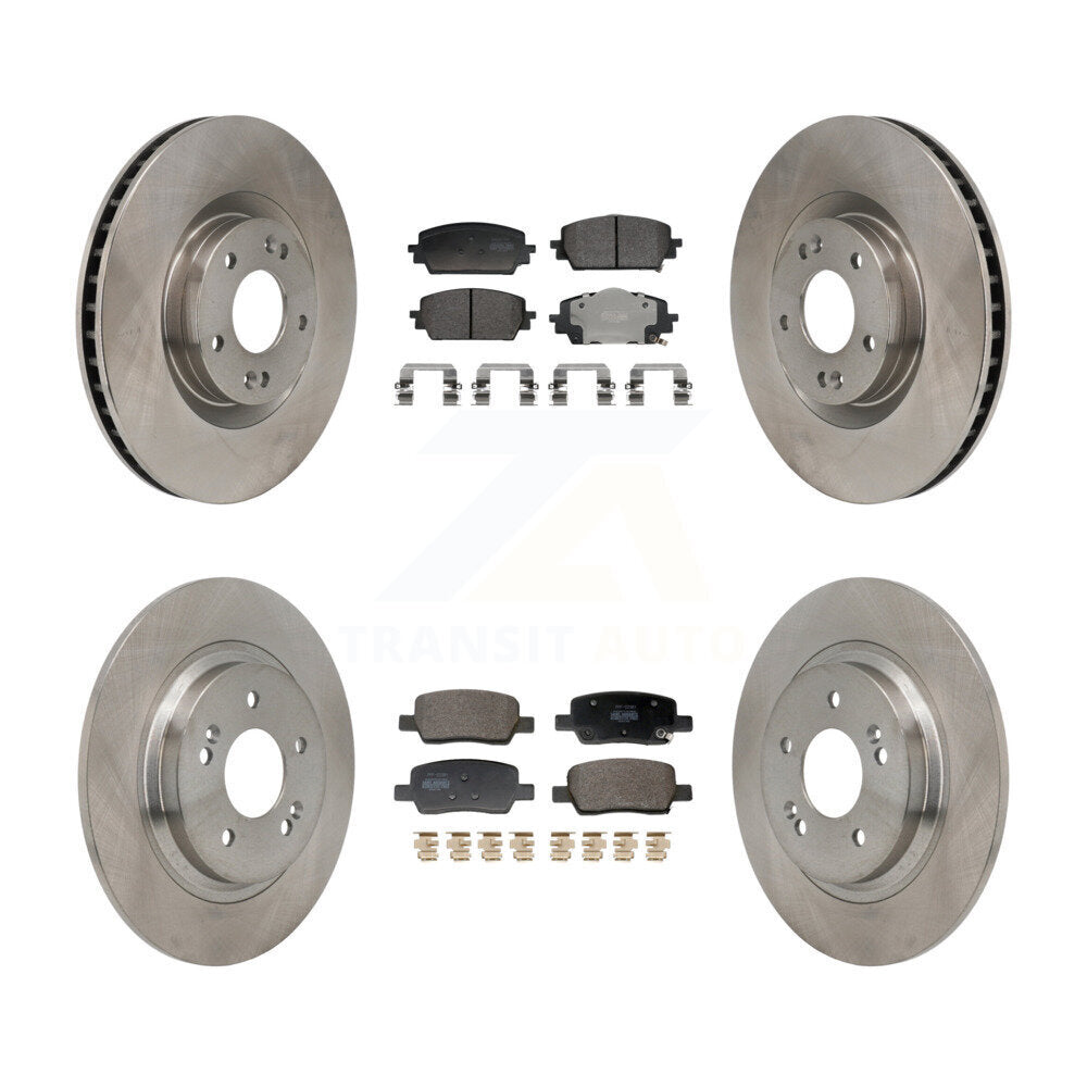 Transit Auto K8F-104195 Disc Brake Kit for 2021-2024 Kia Sorento, Hyundai Santa Fe - Front and Rear product image