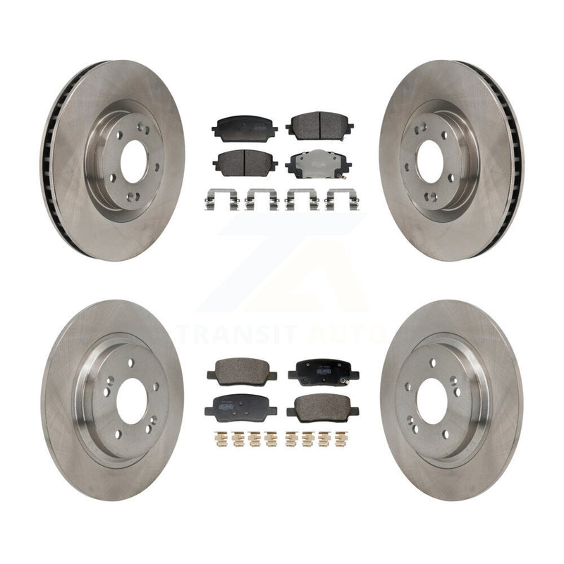 Transit Auto K8F-104195 Disc Brake Kit for 2021-2024 Kia Sorento, Hyundai Santa Fe - Front and Rear product image