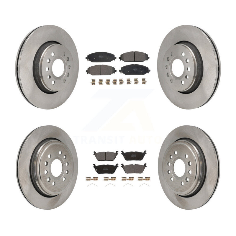 Transit Auto K8F-104211 Disc Brake Kit for 2021-2024 Jeep Grand Wagoneer L, Jeep Wagoneer L, Jeep Grand Wagoneer & more - Front and Rear product image