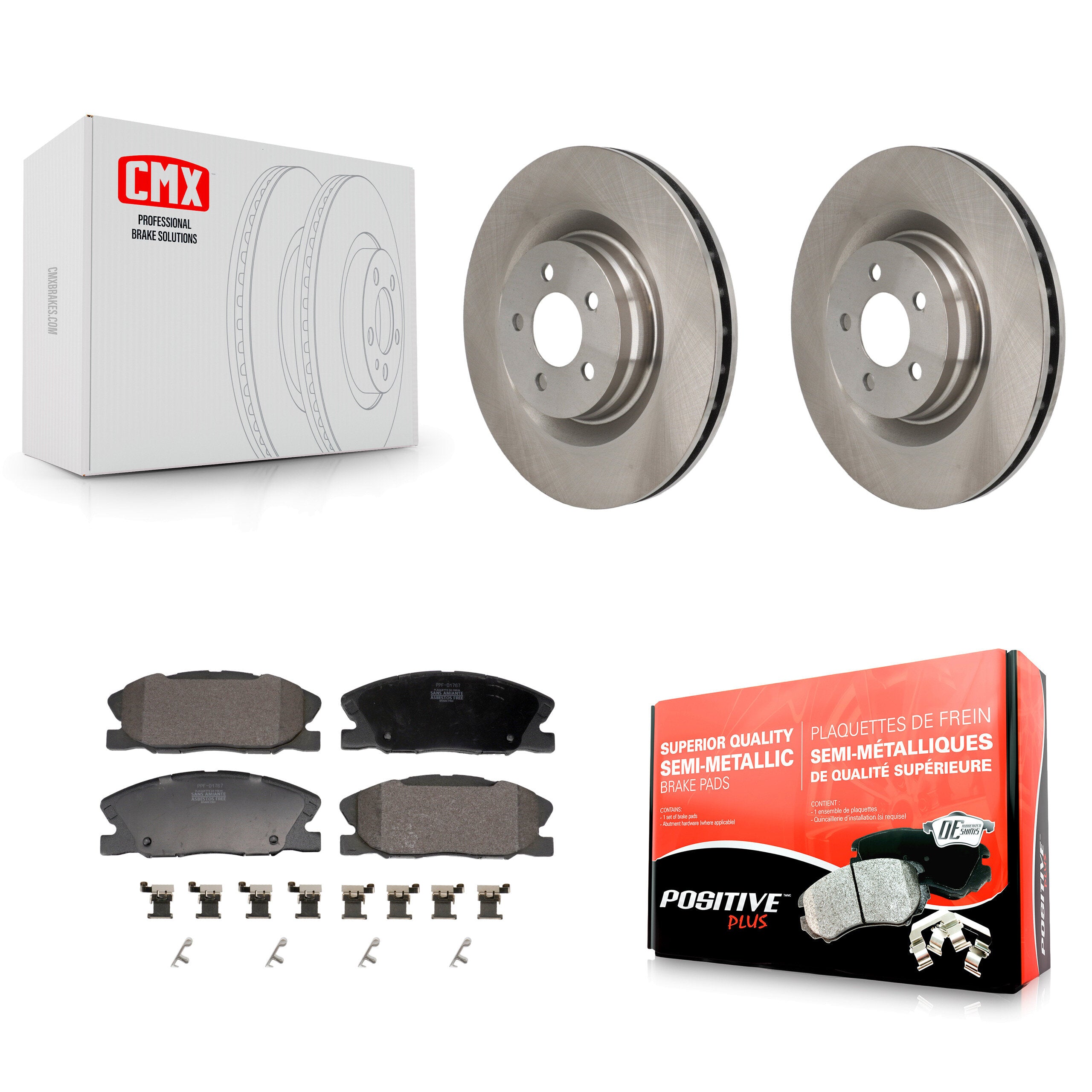 Transit Auto K8F-104225 Disc Brake Kit for 2014-2021 Dodge Charger - Front product image