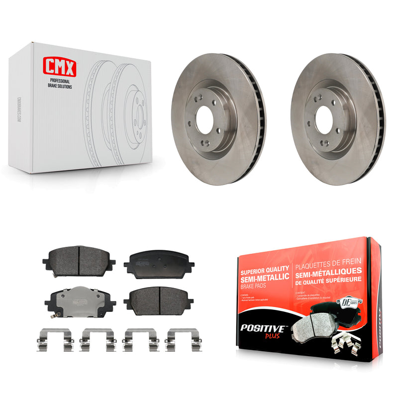 Transit Auto K8F-104259 Disc Brake Kit for 2021-2025 Hyundai Santa Cruz, Hyundai Santa Fe, Kia Sorento - Front product image
