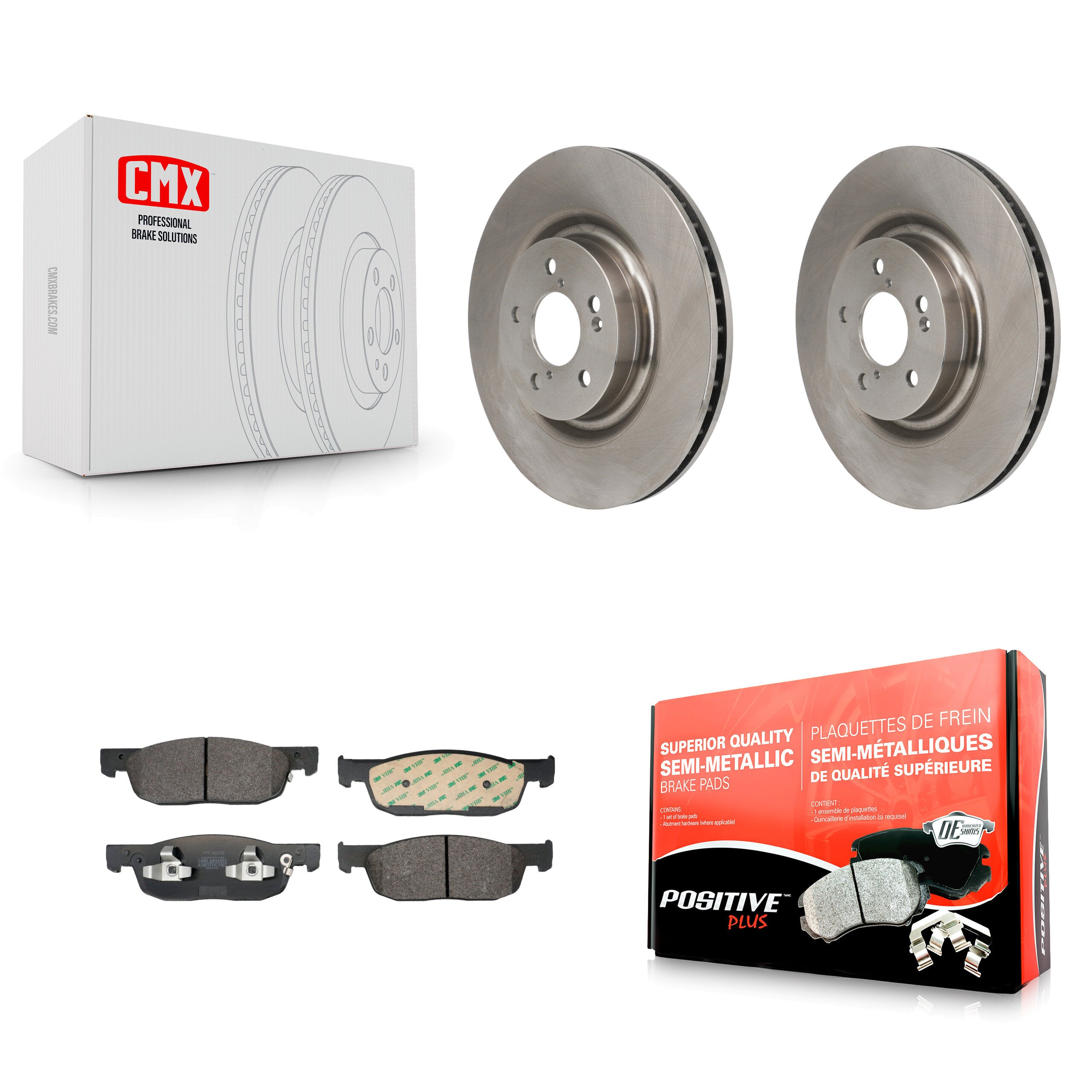 Transit Auto K8F-104262 Disc Brake Kit for 2022-2023 Acura MDX - Front product image