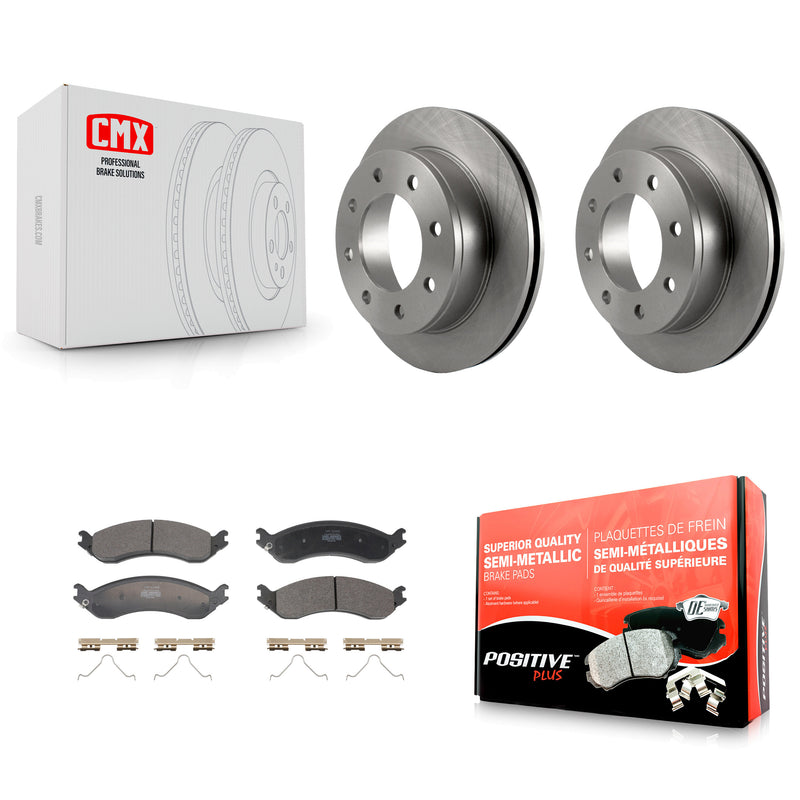 Transit Auto K8F-104290 Disc Brake Kit for 2021-2024 Chevrolet Express 2500, Chevrolet Express 3500, GMC Savana 2500 & more - Rear product image