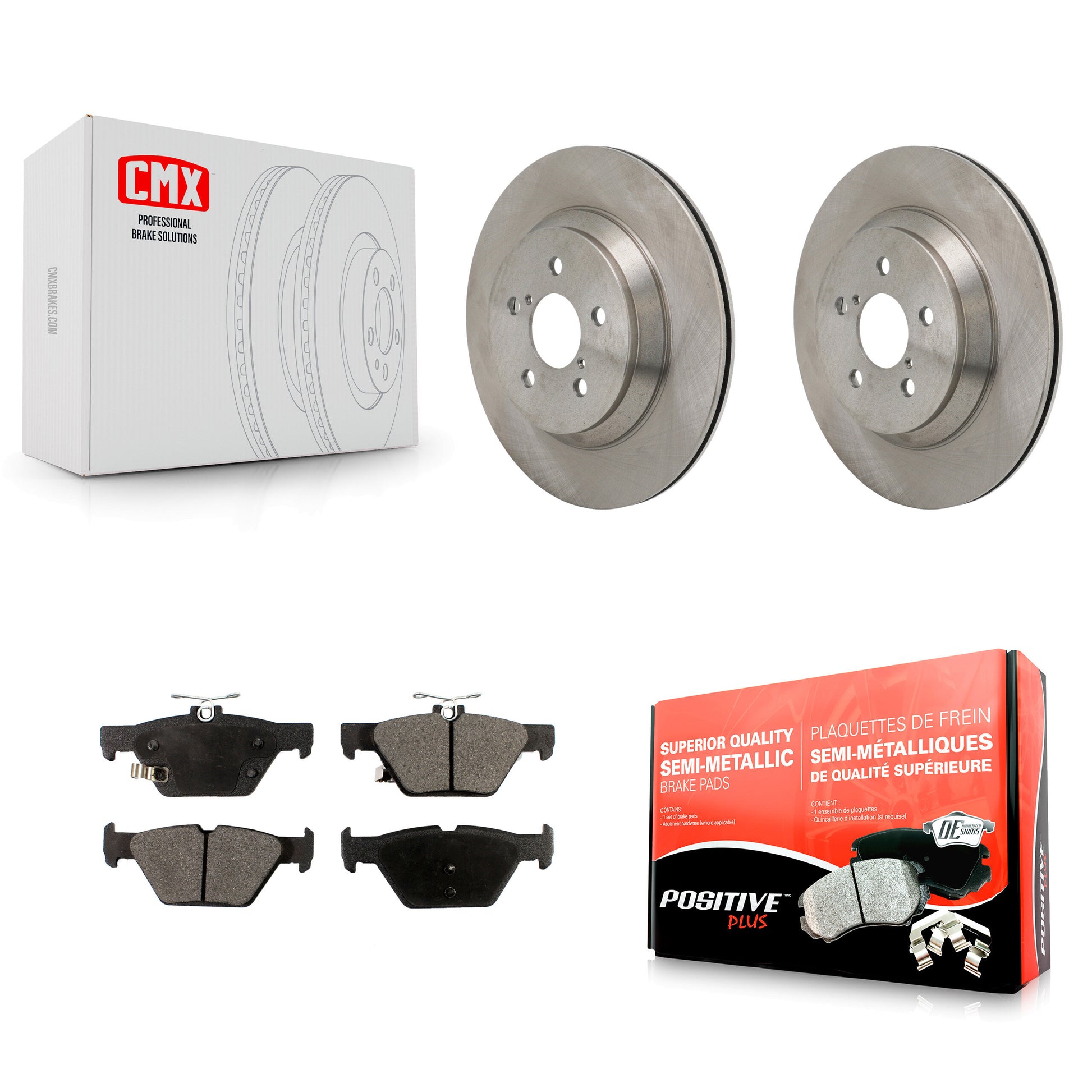 Transit Auto K8F-104306 Disc Brake Kit for 2021-2023 Subaru Crosstrek - Rear product image