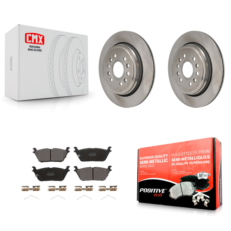 Transit Auto K8F-104307 Disc Brake Kit for 2021-2024 Jeep Grand Wagoneer L, Jeep Wagoneer L, Jeep Grand Wagoneer & more - Rear product image