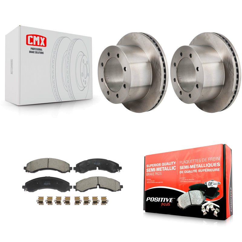 Transit Auto K8F-104308 Disc Brake Kit for 2020-2024 Chevrolet Silverado 3500 HD, GMC Sierra 3500 HD - Rear product image