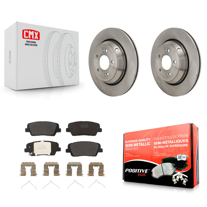 Transit Auto K8F-104310 Disc Brake Kit for 2018-2022 Kia Stinger, Genesis G70, Genesis G80 - Rear product image