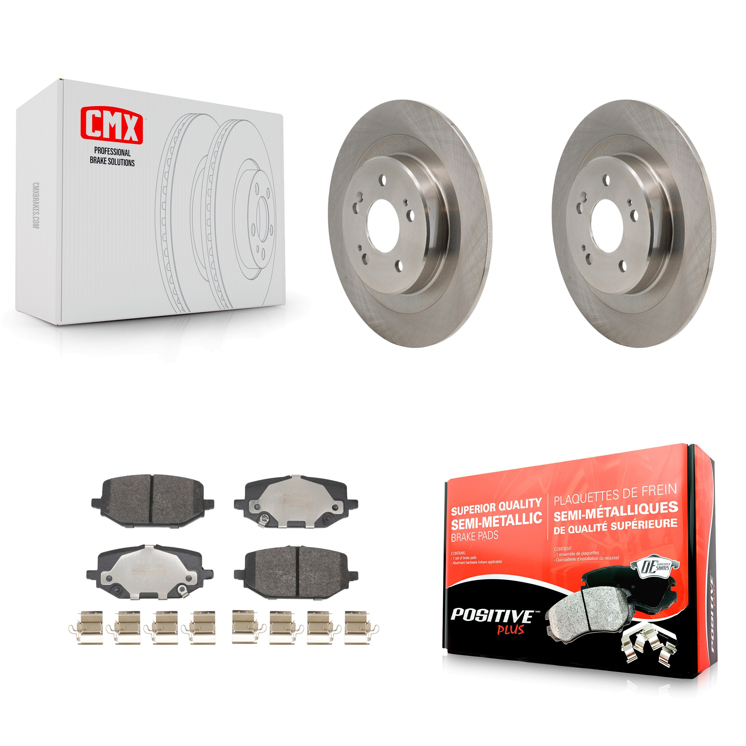 Transit Auto K8F-104324 Disc Brake Kit for 2022-2024 Acura MDX - Rear product image