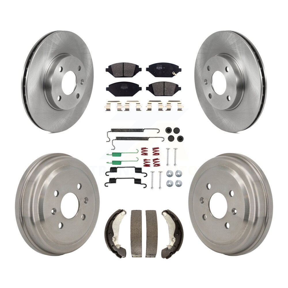 Transit Auto K8F-104337 Disc Brake Kit for 2016-2021 Chevrolet Spark - Front and Rear product image