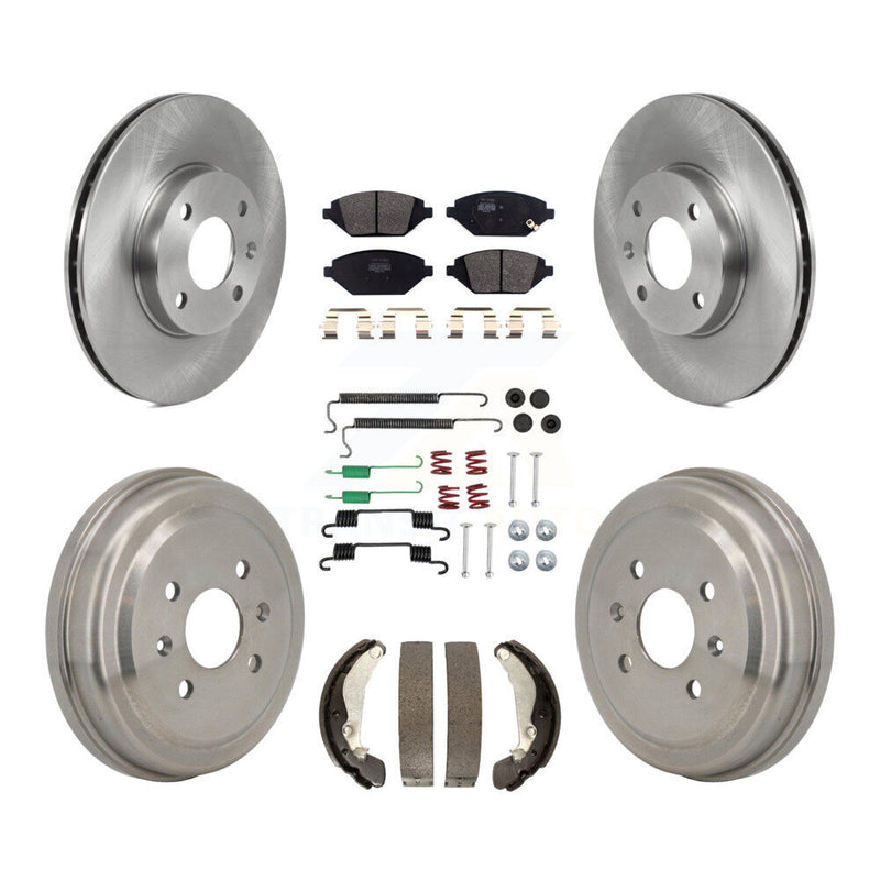 Transit Auto K8F-104337 Disc Brake Kit for 2016-2021 Chevrolet Spark - Front and Rear product image