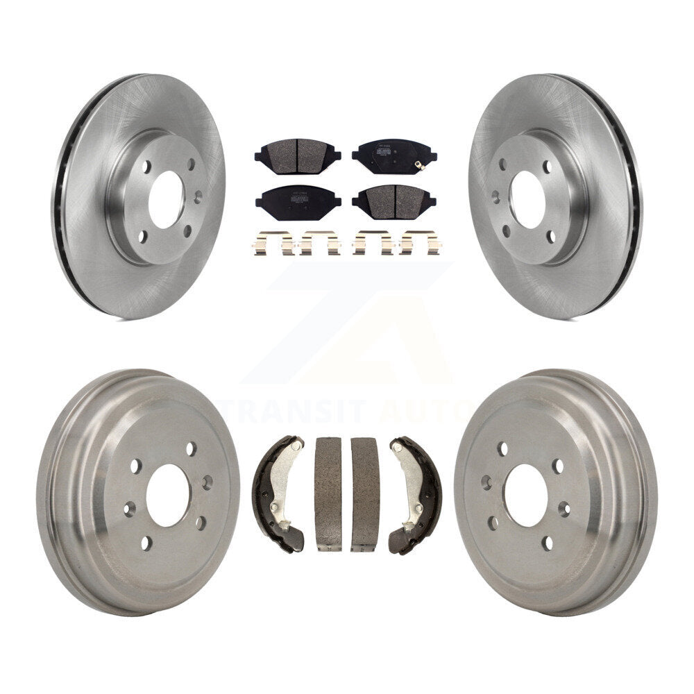 Transit Auto K8F-104338 Disc Brake Kit for 2016-2021 Chevrolet Spark - Front and Rear product image