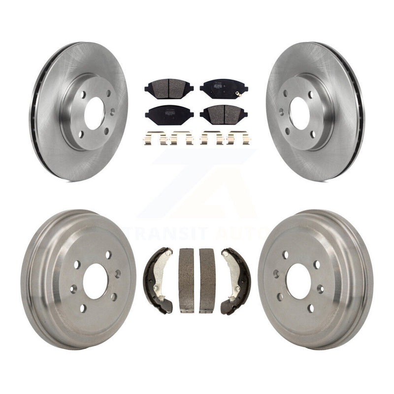 Transit Auto K8F-104338 Disc Brake Kit for 2016-2021 Chevrolet Spark - Front and Rear product image